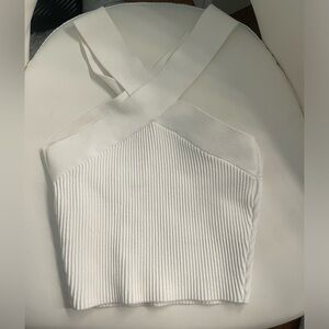 Babaton cross neck top